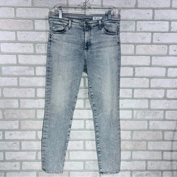 AG Prima Ankle Cigarette Leg Jeans in Overcast Moonwash Size 32 - Picture 5 of 13